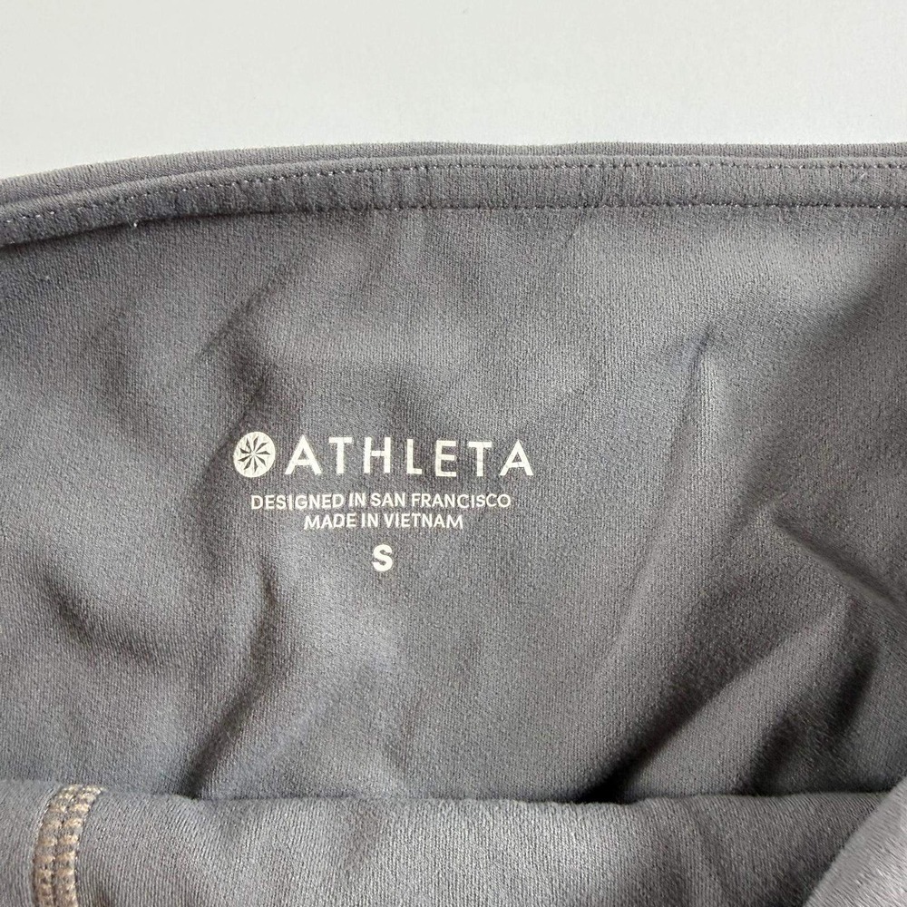 Athleta Womens High Waisted‎ Athletic Leggings Gray Stash Pocket Size S - Picture 5 of 16